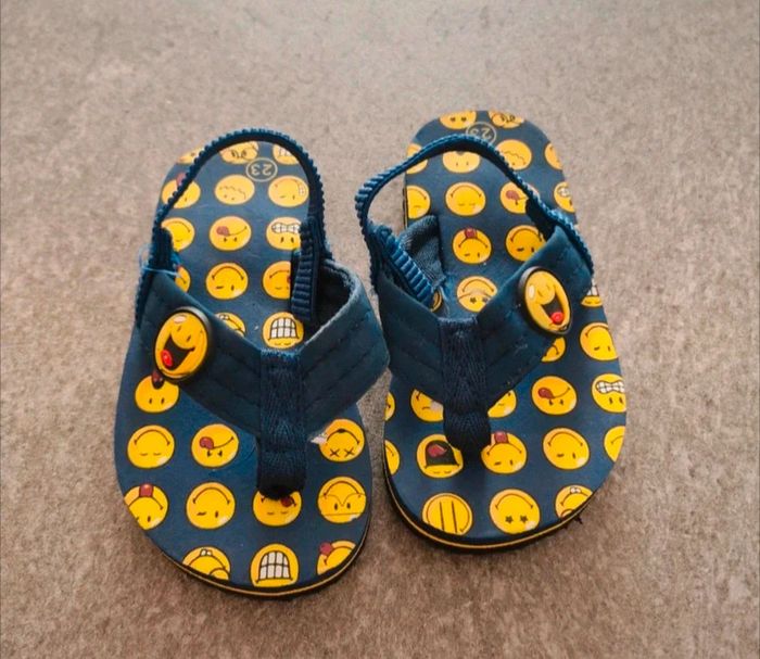 Chaussures tongs bébé garçon 23 Smiley NEUVES