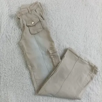 Jean New Jeans cargo évasé taille 36