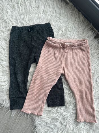 Lot 2 leggings Zara 12-18 mois