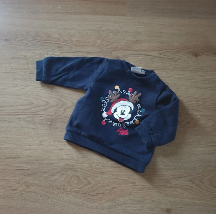 💚 Sweat Mickey Noël 6 mois Disney #emyfleury_6moisgarçon