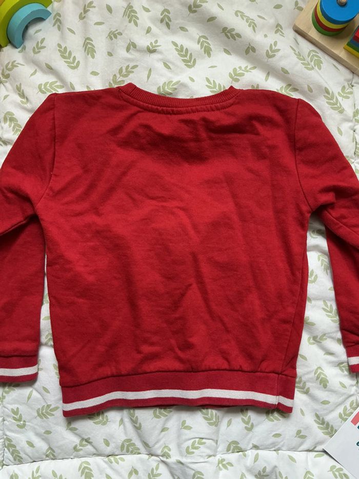 sweat rouge impression devant 6 ans NPO - photo numéro 8
