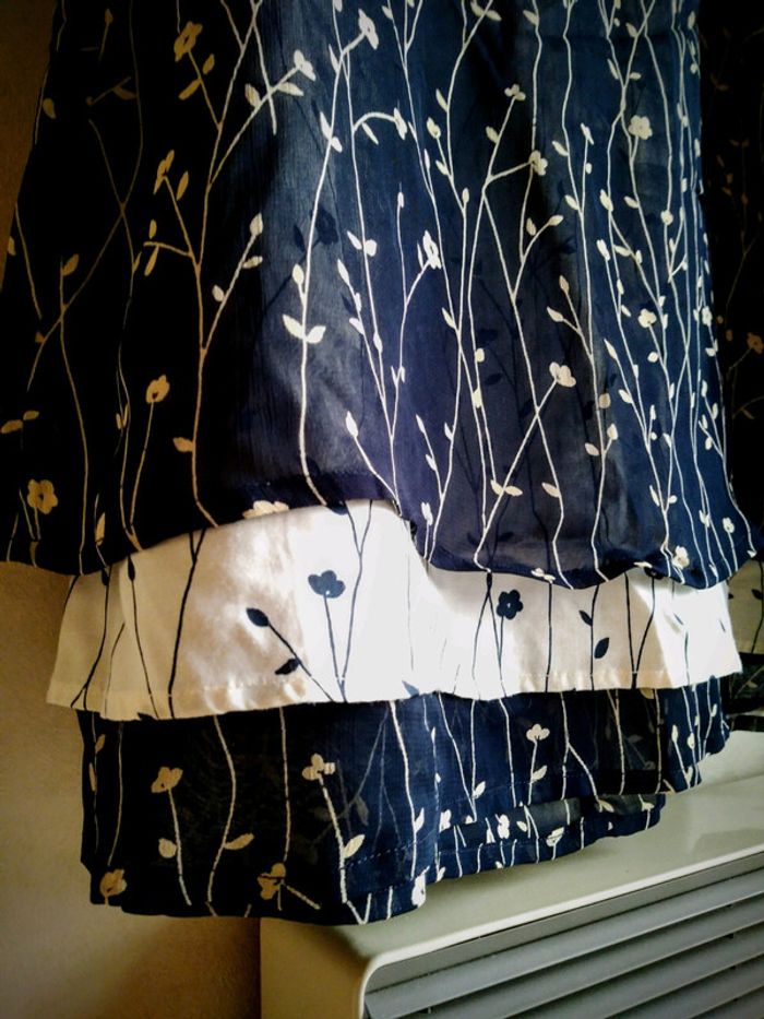 💙Robe chic fille bleue marine voilage 138 - photo numéro 5