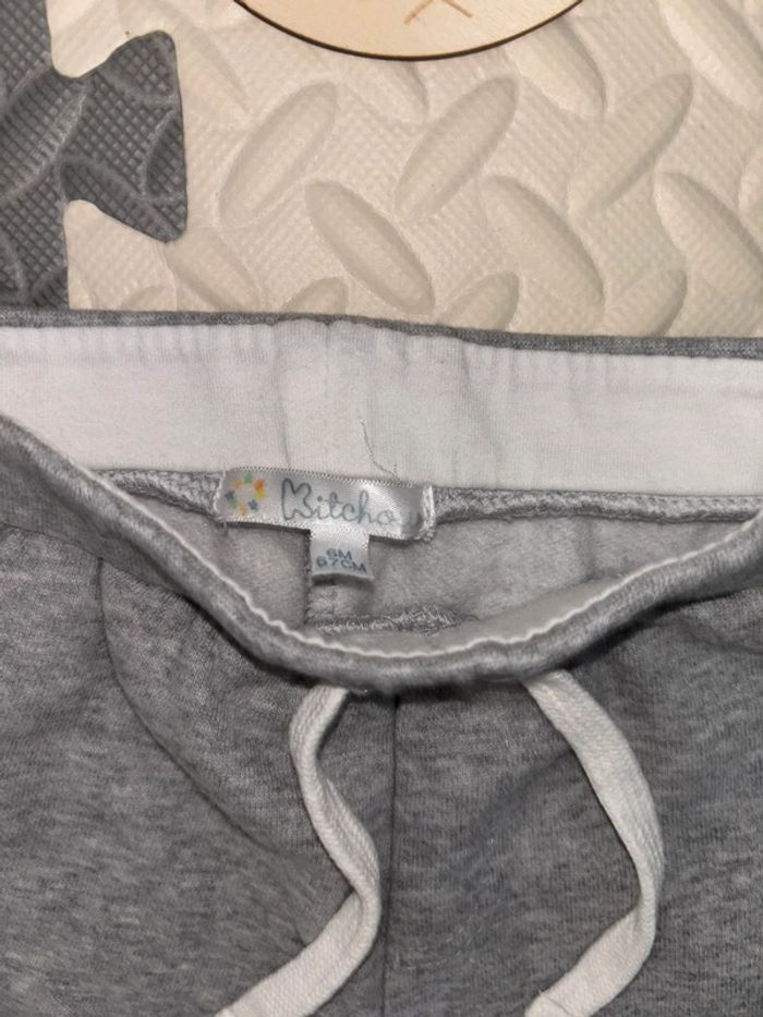 Pantalon / jogger gris kitchoun 6 mois - photo numéro 2