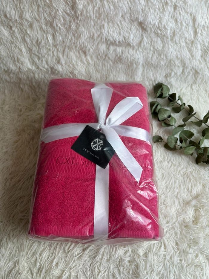 Lot de 2 serviettes et 2 draps de bain Christian Lacroix