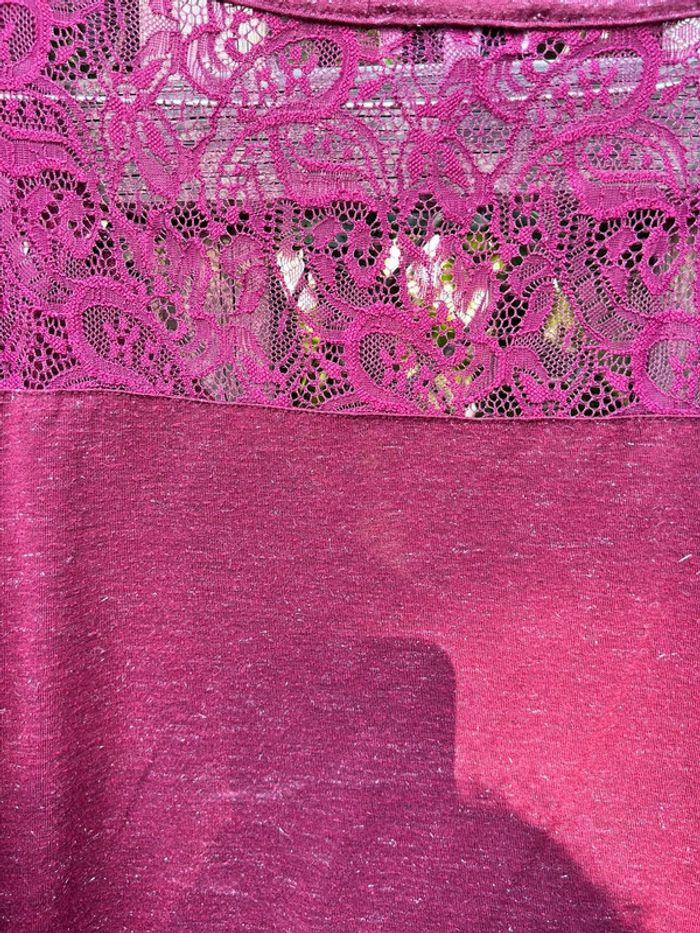 T-shirt violine - photo numéro 4