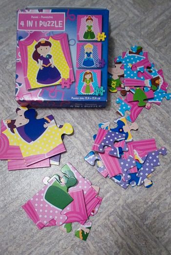 3 puzzles princesses