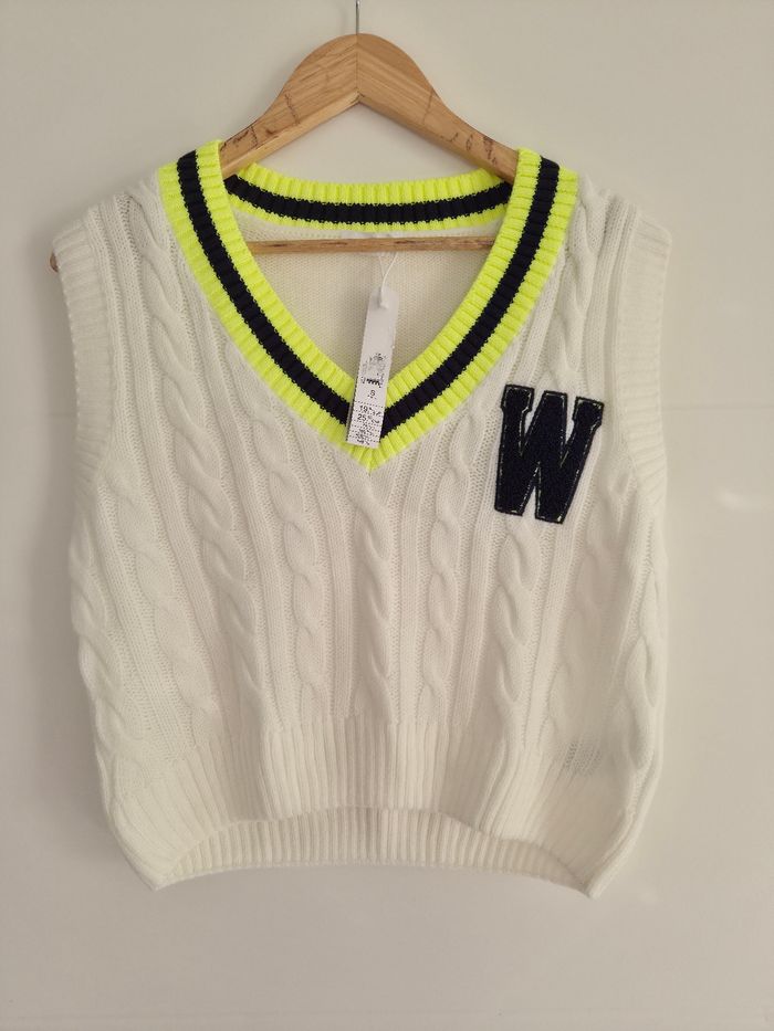 Pull sans manches en laines