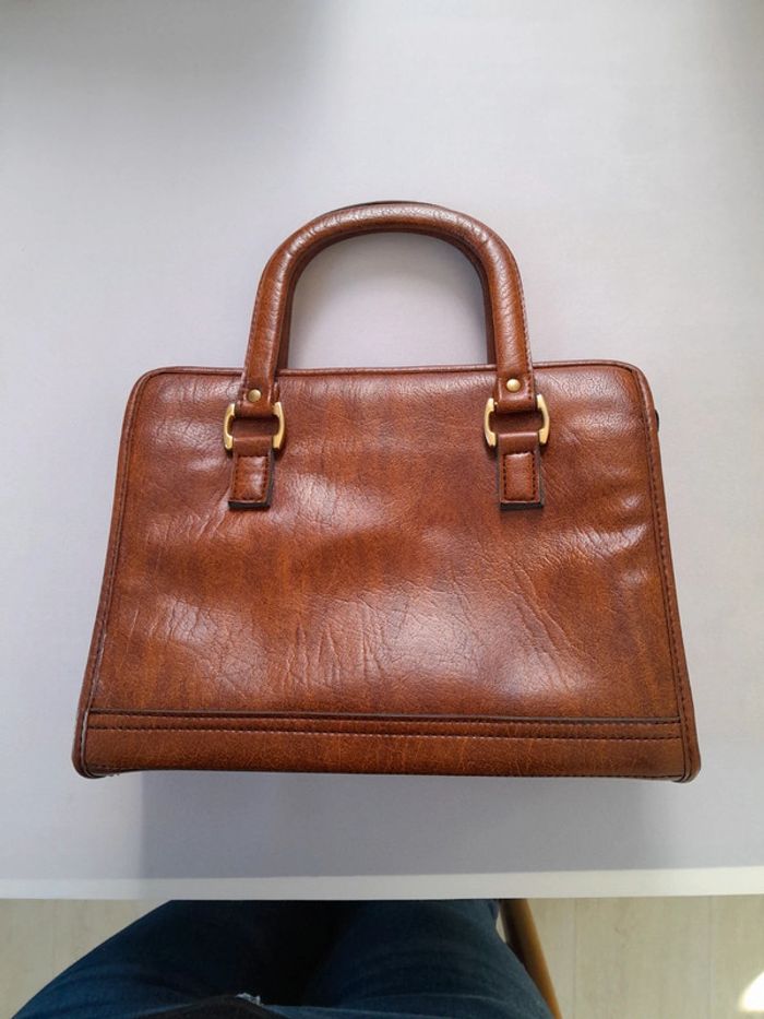 Superbe sac cuir italien vintage AILEE - photo numéro 2