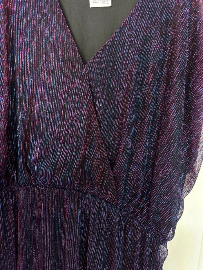 Robe bleue rose 54/56 - photo numéro 3