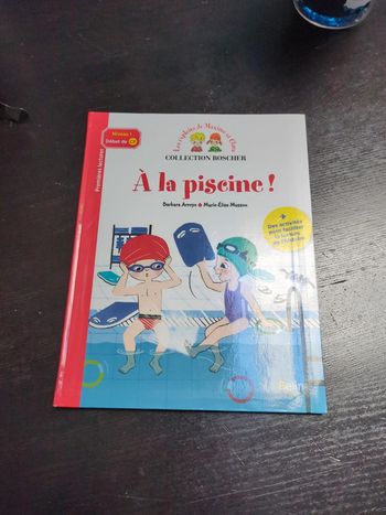 Livre début cp les exploits de Maxime et Clara a la piscine