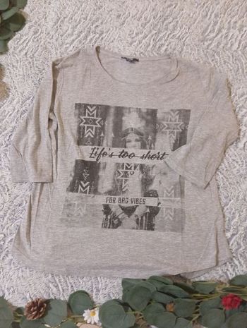 Tee-shirt manche mi-longue