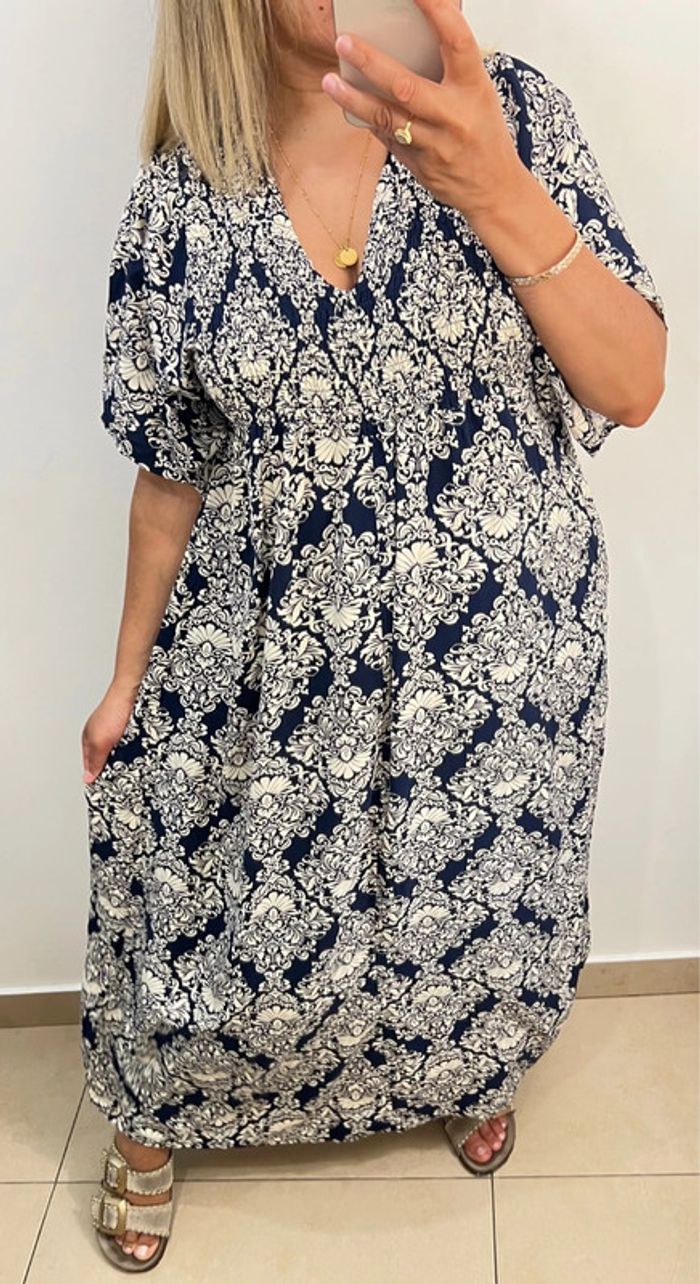Robe longue imprimée XL-XXL