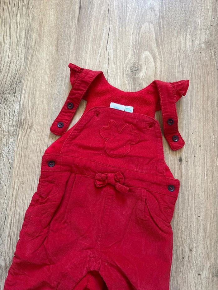 Ensemble haut + salopette Minnie Disney 6 mois - photo numéro 7