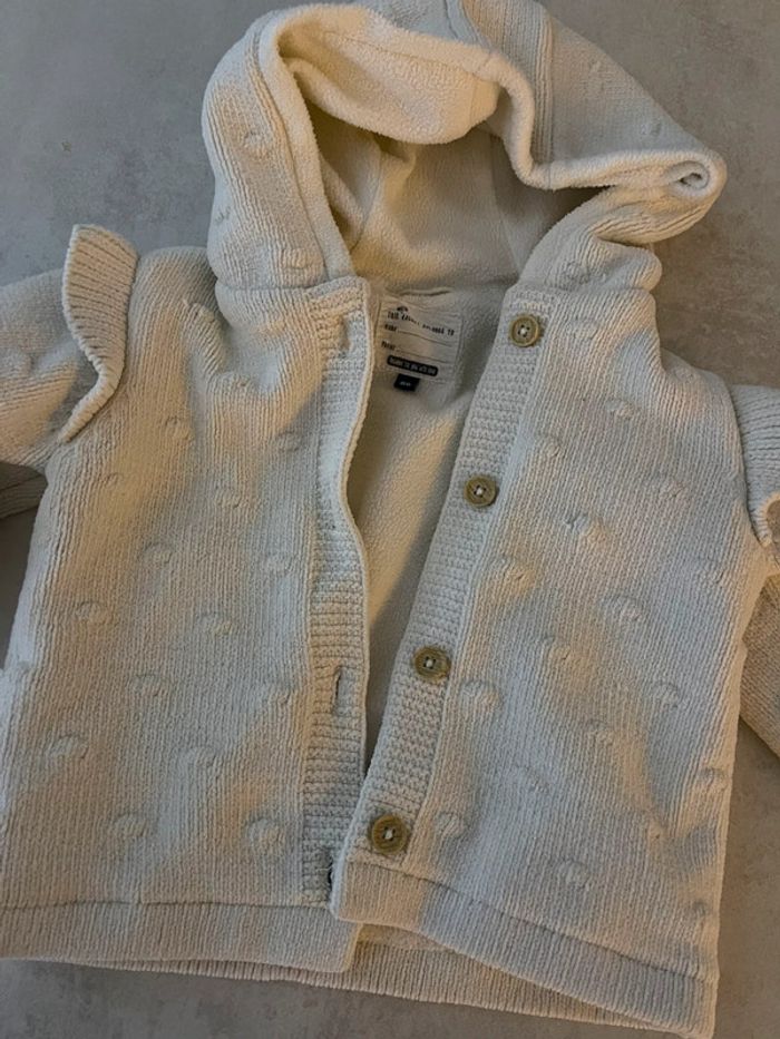 Manteau hiver ecru 12 - 18 mois - photo numéro 2