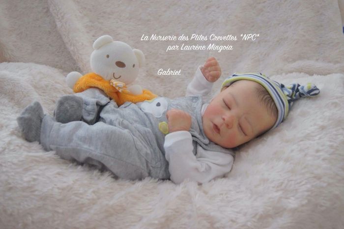 Gabriel poupée bébé Reborn authentique 🩵 - photo numéro 10