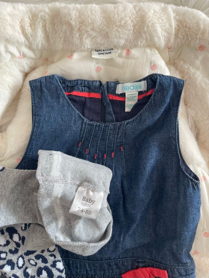 Ensemble pour bébé fille 12 mois Tape à l’œil