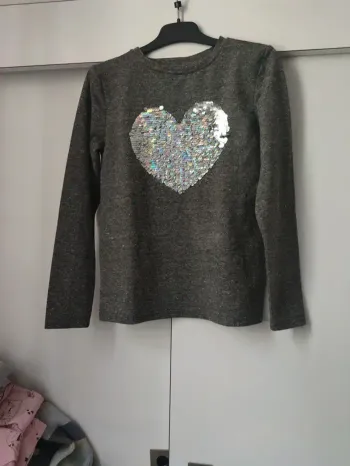 T-shirt à manches longues fille 9/10 ans