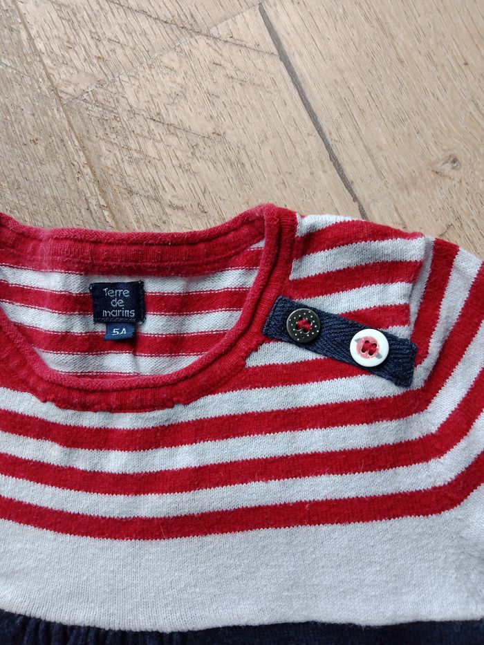 Robe Terre de Marins rayée – Taille 5 ans - photo numéro 3