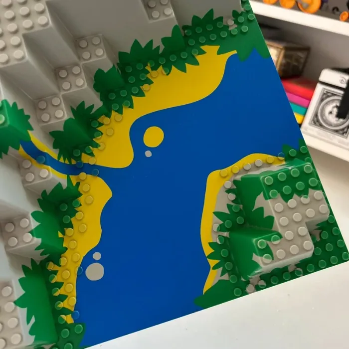 Lot 2 plaques lego 6025 6278 - photo numéro 13