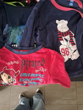 Lot de 3 hauts de pyjama mi saison okaidi disney Pixar