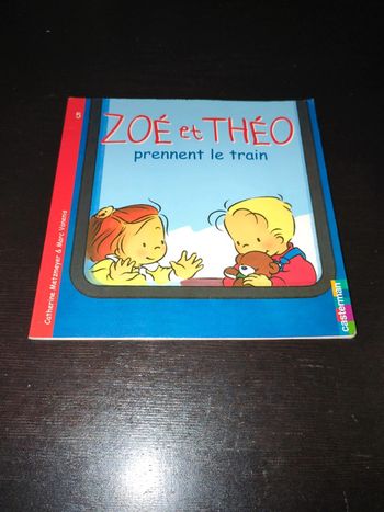 Livre, Zoé et Théo prennent le train