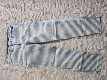 Pantalon Salsa rayé bleu - Taille 36 - Très bon état