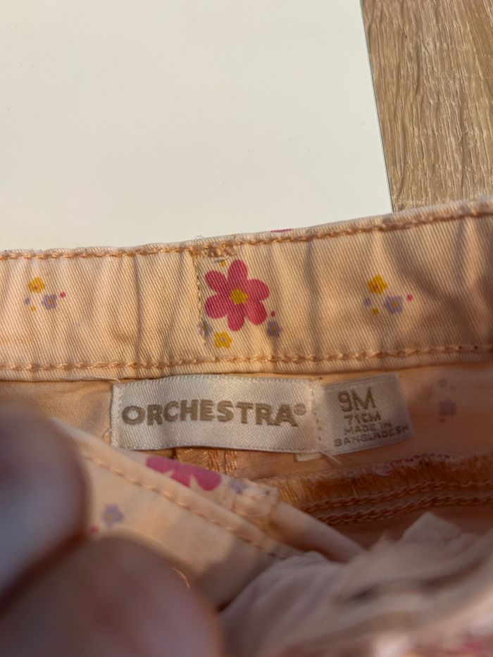 Pantalon fleuri filles 9 mois - photo numéro 2