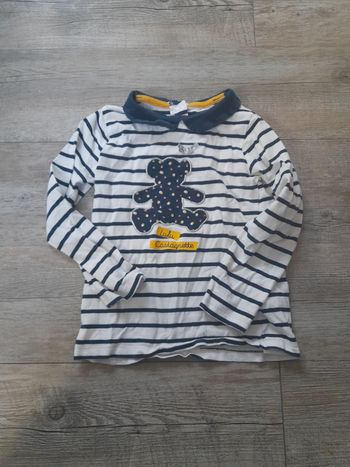 T shirt marinière manches longues