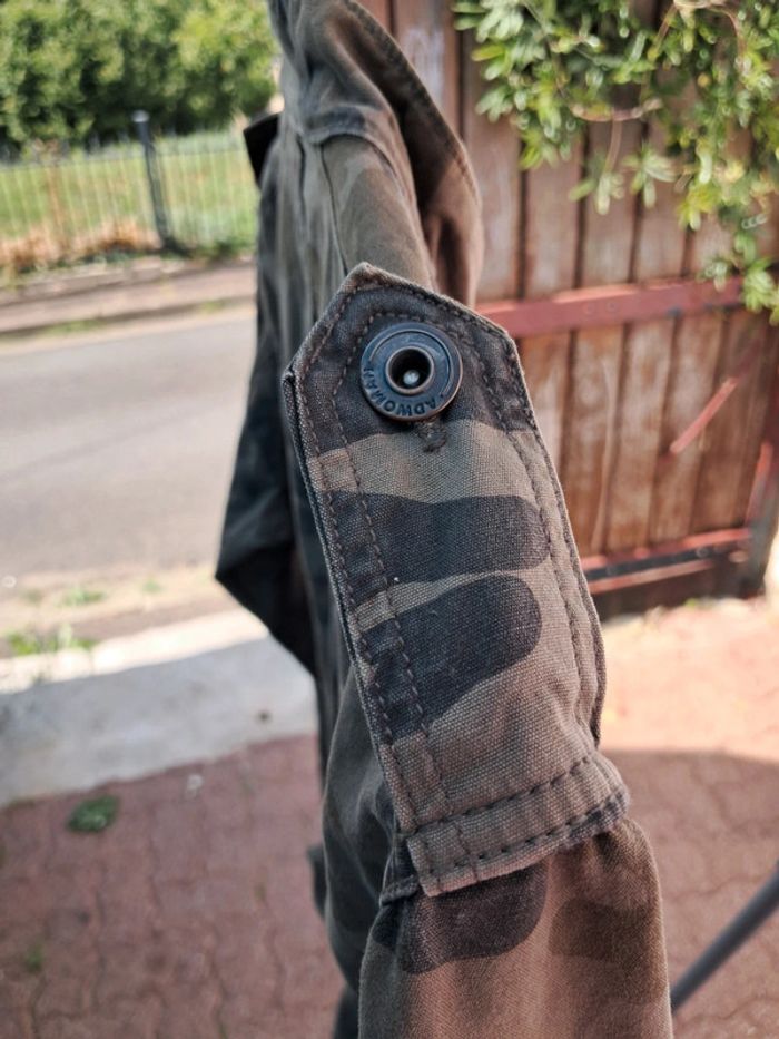 Veste en coton, imprimé camouflage militaire - T.M / 38 - photo numéro 5