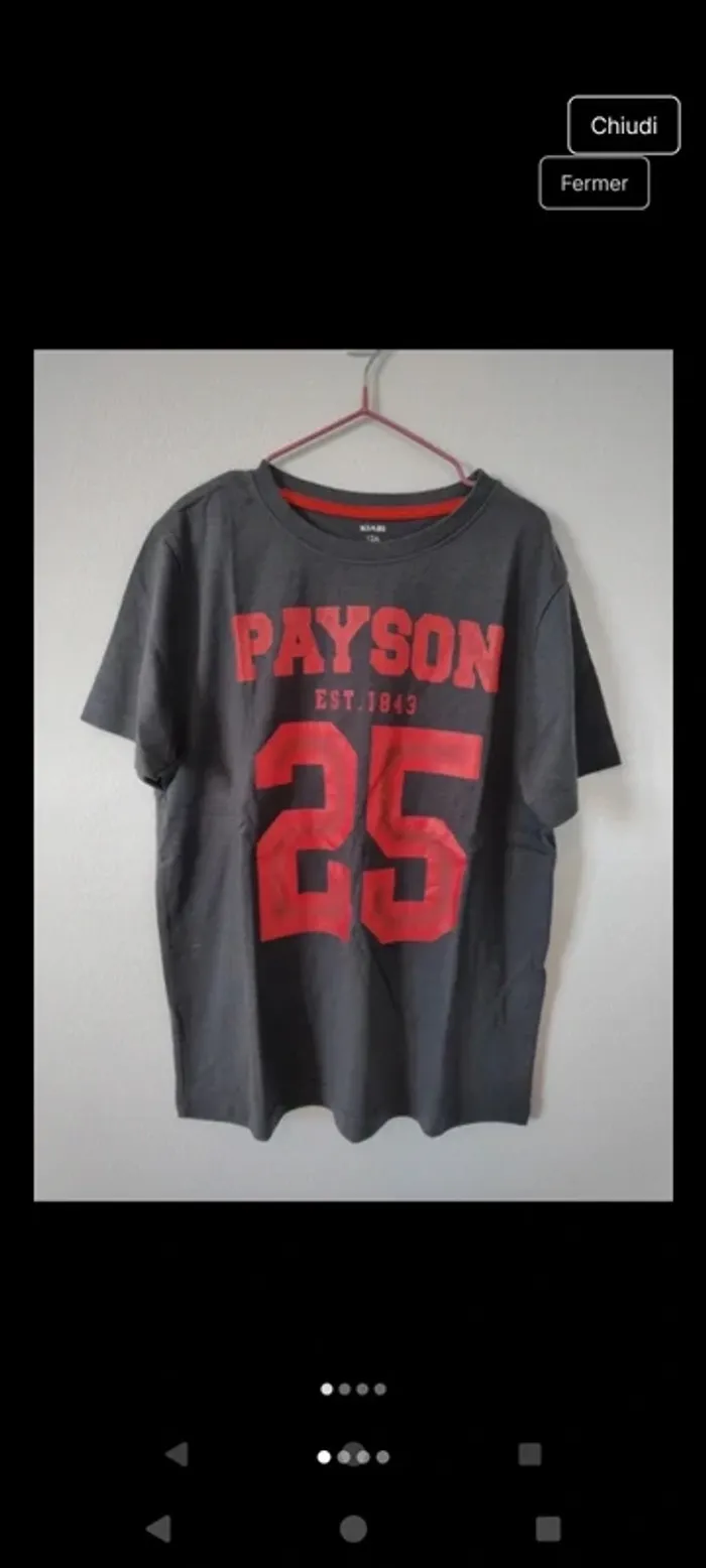 T-shirt garçon en 100% coton