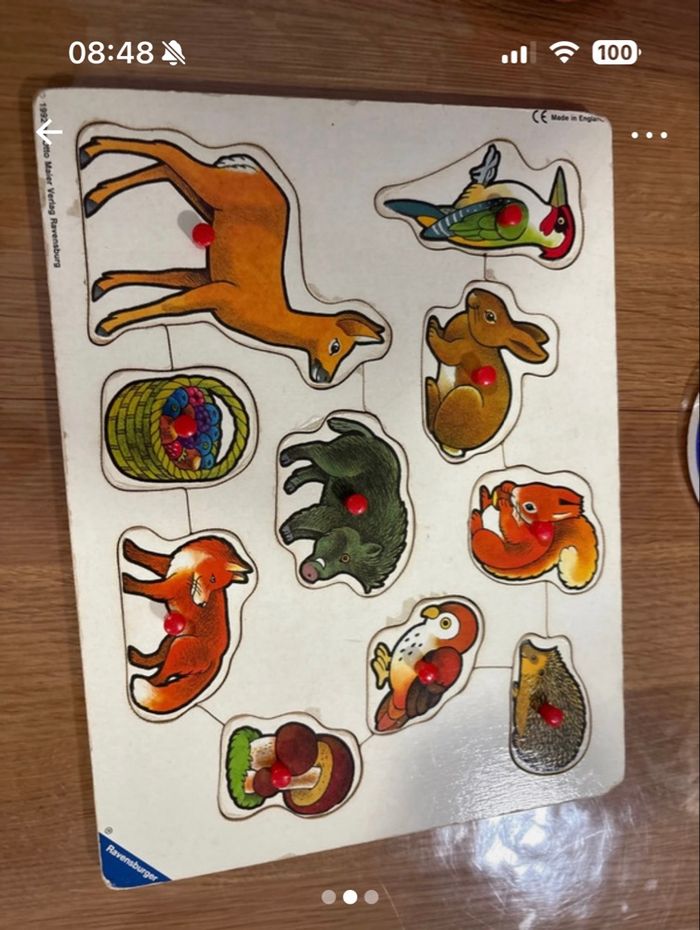 Lot puzzle en bois - photo numéro 3