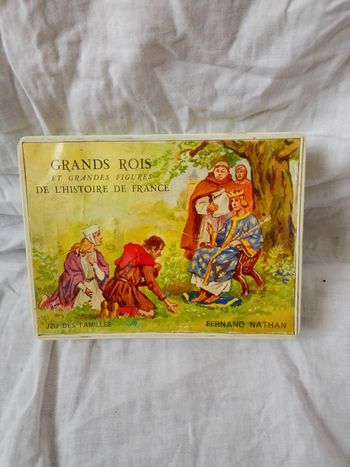 Grands rois et grandes figurures jeu de familles Nathan complet