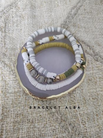 Lot Bracelets perles heishi