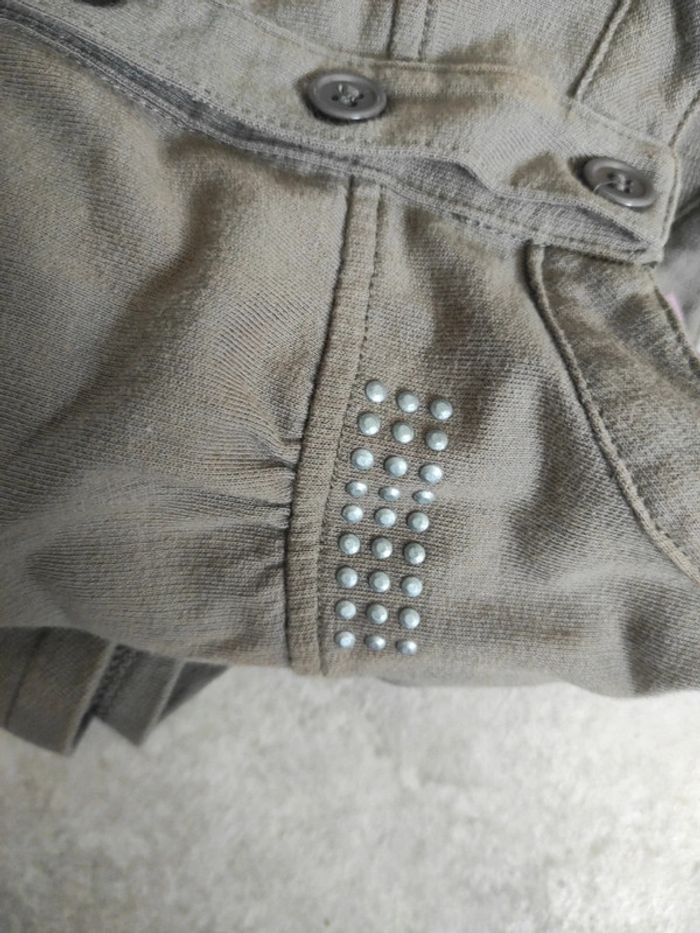 Gilet tissaia kaki 6 ans - photo numéro 3