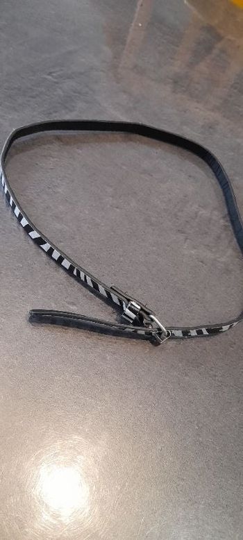 Ceinture motif zébre