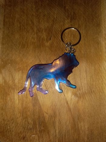 Porte-clé lion.signe zodiaque