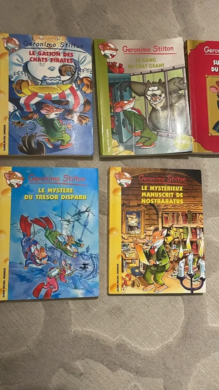 Lot 10 livres Geronimo Stilton - Aventures, Mystères et Enquêtes - Parfait état - photo numéro 3