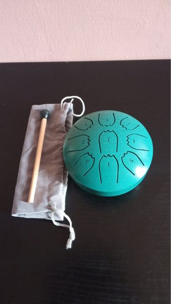 Mini Drum bleu turquoise 