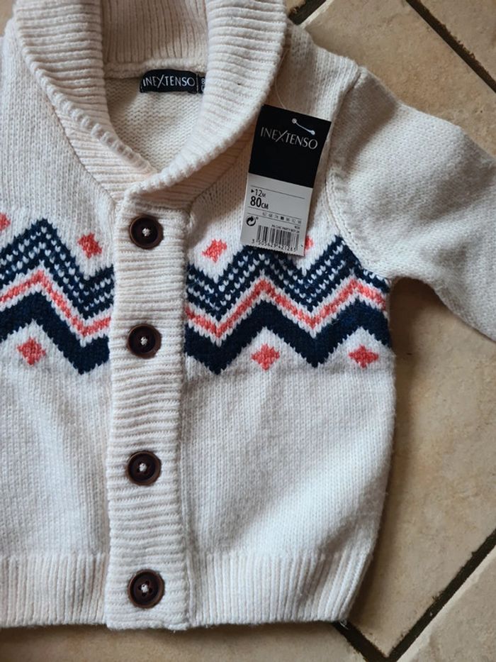 Gilet in extenso 12 mois - photo numéro 3