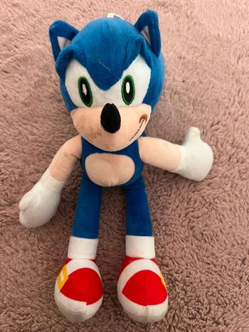 Peluche ventouse Sonic