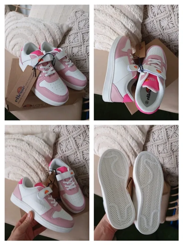 Paire de baskets / sneakers à scratch Ellesse pointure 33 neuves avec étiquettes