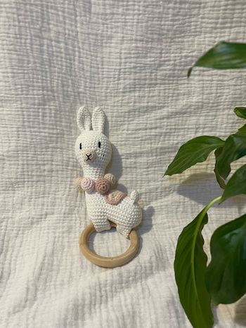 Hochet alpaga crochet