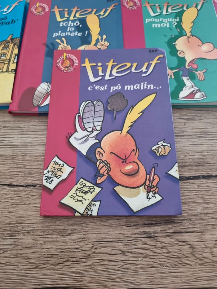lot de 5 bd de poche titeuf zep - photo numéro 2