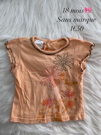 T-shirt 🎀 18 mois