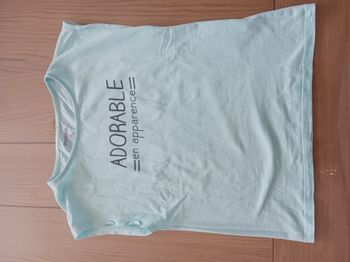 T-shirt bleu ciel