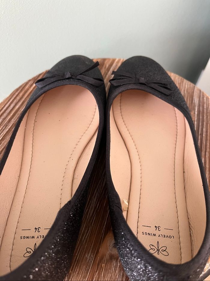 Ballerines noir paillettes 34 - photo numéro 4