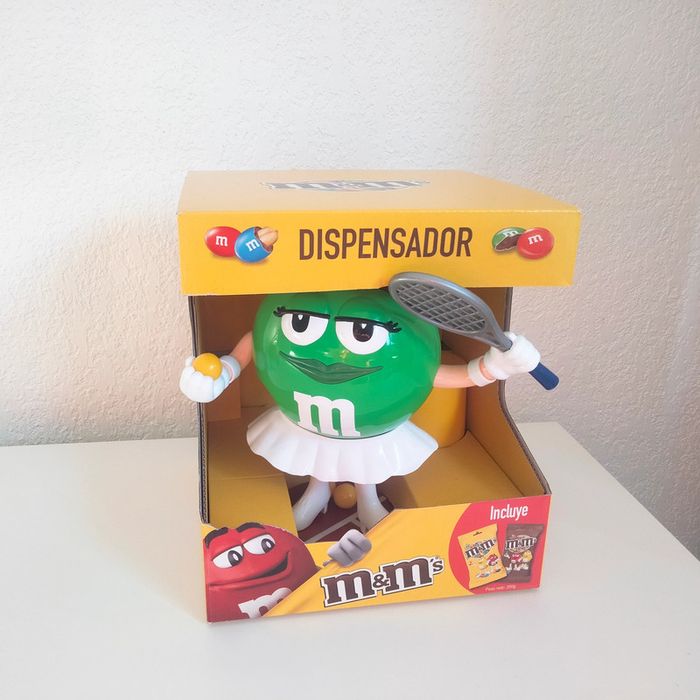 Distributeur m&m's hiya tennis - vert - Neuf - photo numéro 5