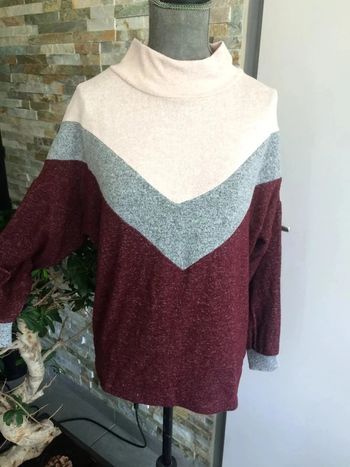 Pull léger multicolore