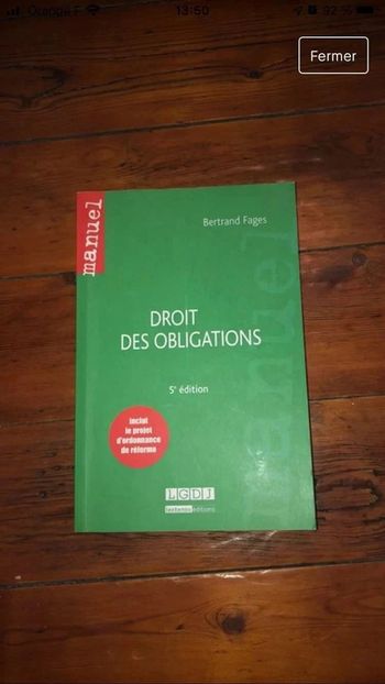 Droit des obligations