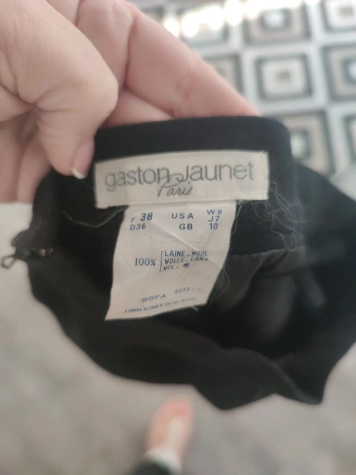 Jupe chaude en laine Gaston jaunet taille 38 - photo numéro 5